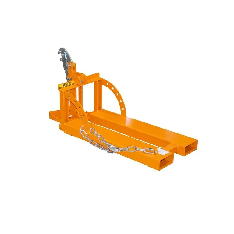 Elevator of drums, painted, Orange yellow