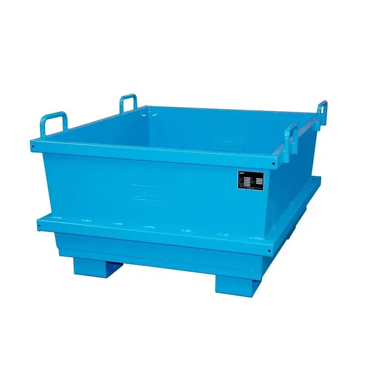 Contenedor universal para grua y para carretilla elevadora.