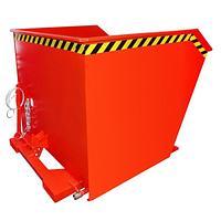 Contenedor de virutas, pintado, Rojo fuego