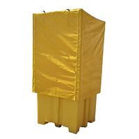 Polyethylene cuvette with awning for 1000 liter drum