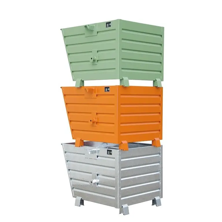 Stackable 0.3m3 and 500kg load capacity, Orange Yellow