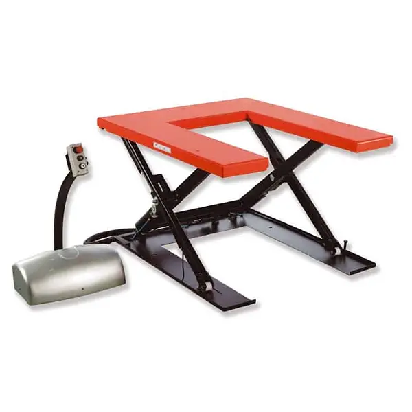 Electric lifting table 1000 kg U-shaped platform