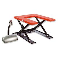 Electric lifting table 1000 kg U-shaped platform