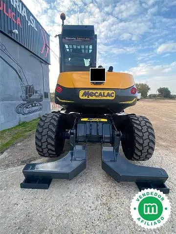 Mecalac 9MWR wheel excavator