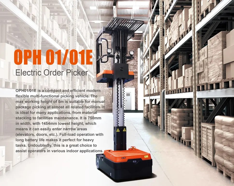 135/100/150 kg multi functional order picker NobleLift OPH01/01E