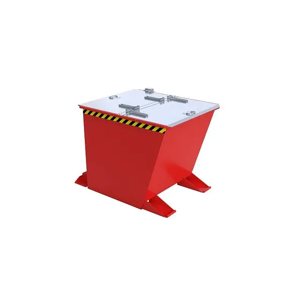 Container tilting, painted, Red fire