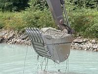 Cuchara para rocas reforzada