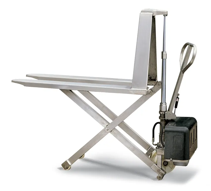 Hu-Lift Galvanised and stainless steel scissor pallet truck HLG and HS