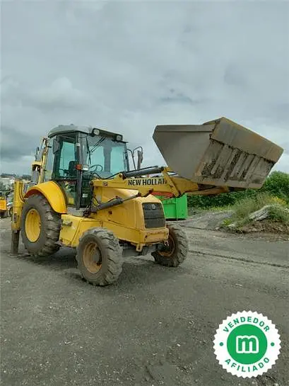 New Holland LB95 backhoe loader