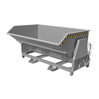 Container tilting, painted, gray mouse
