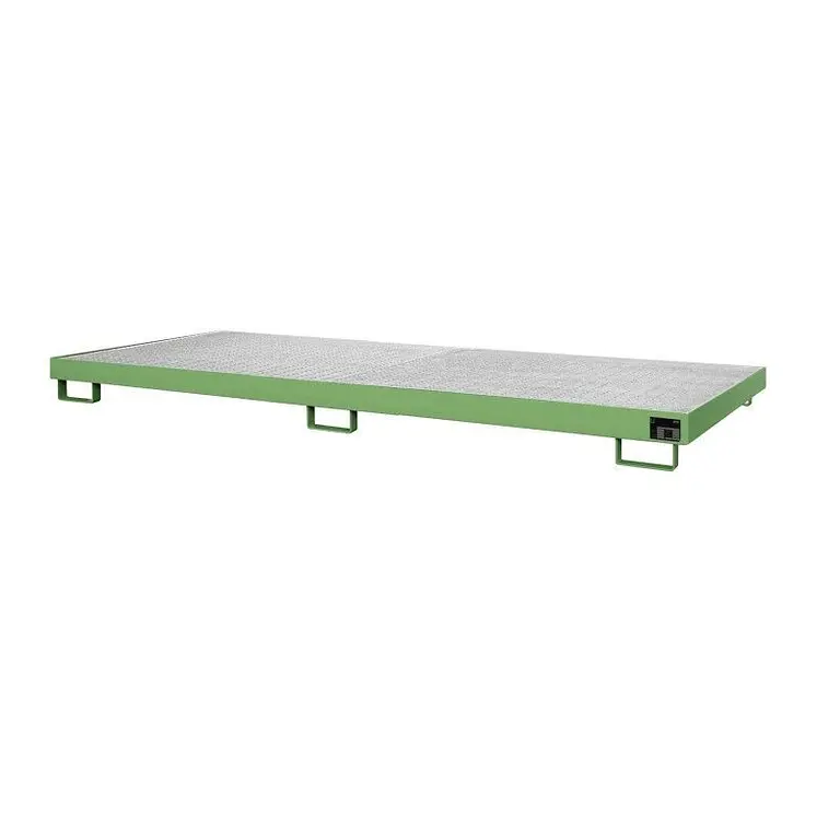 Estante verde liso