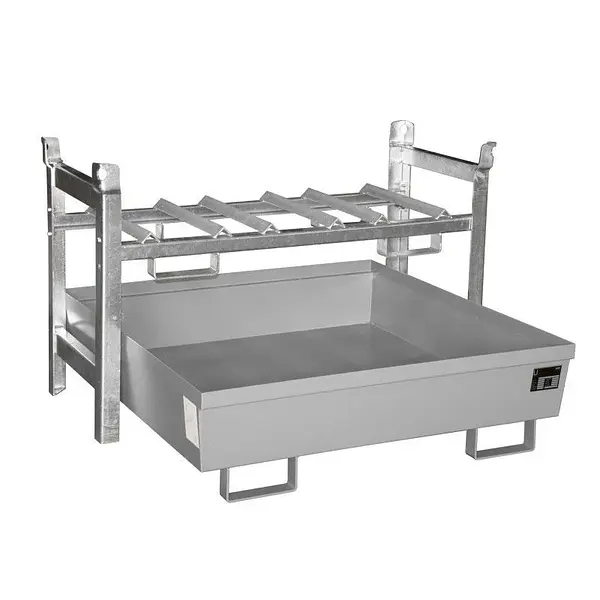 Drum racks, painted, mouse grey