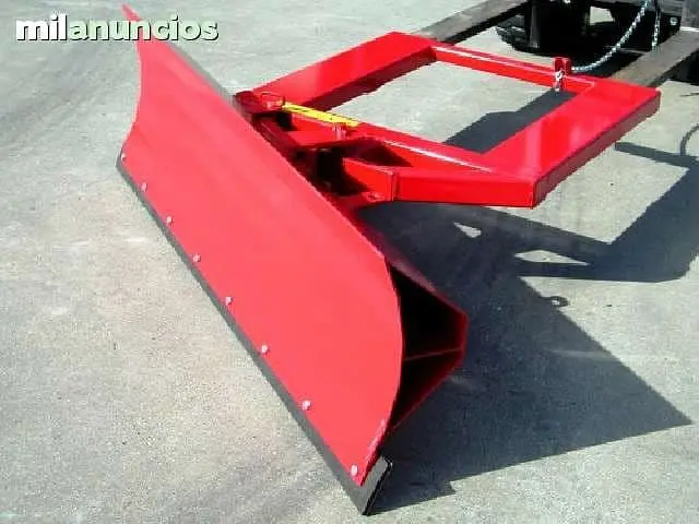 Rubber snow shovel for forklift 2000x500 mm 170 kg 30°