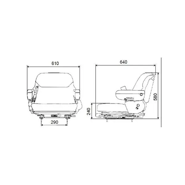 Sears 1500 construction seat