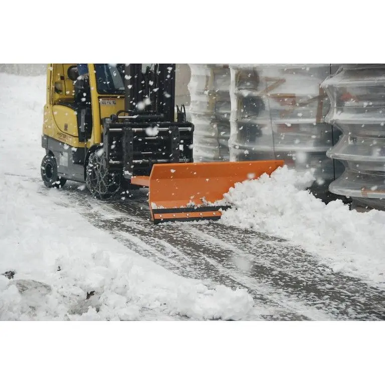 Snowdozer, painted, orange yellow