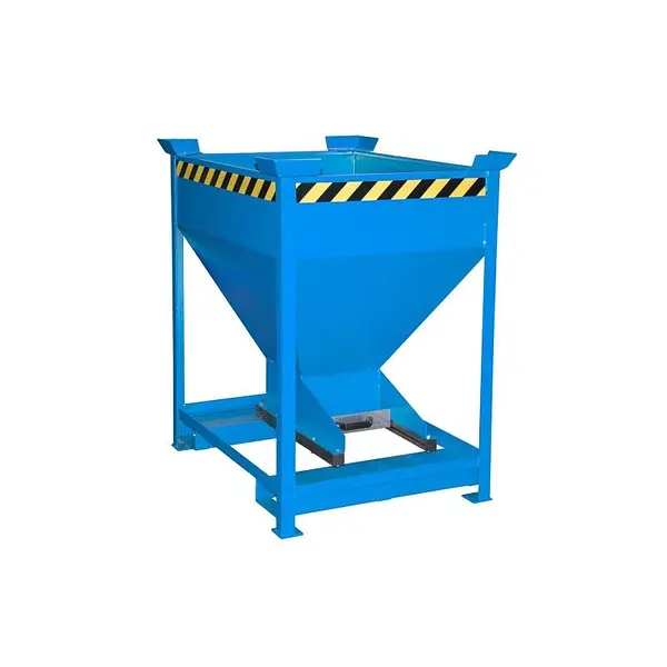 Silo Container, pintado, Azul claro