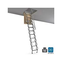 Ladder scanable in 4 sections of painted steel