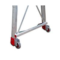 Ladder Foldable with wide adjustable platform in height and wheels