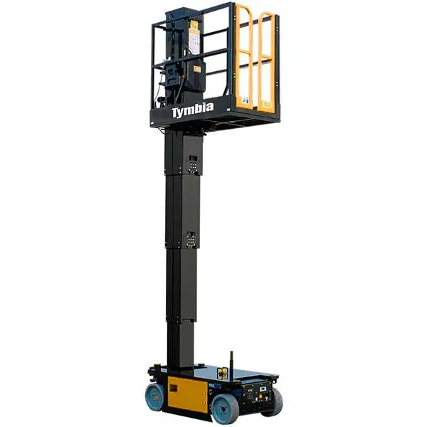 Plataforma Elevadora mástil vertical con brazo 6m-159kg