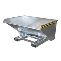 Contenedor basculante, galvanizado en caliente