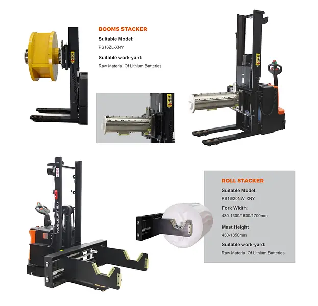 NobleLift customized stacker truck