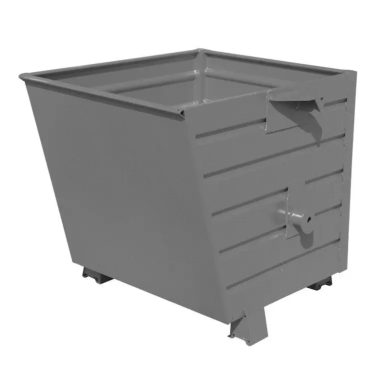 Volquete apilable, pintado, gris ratón