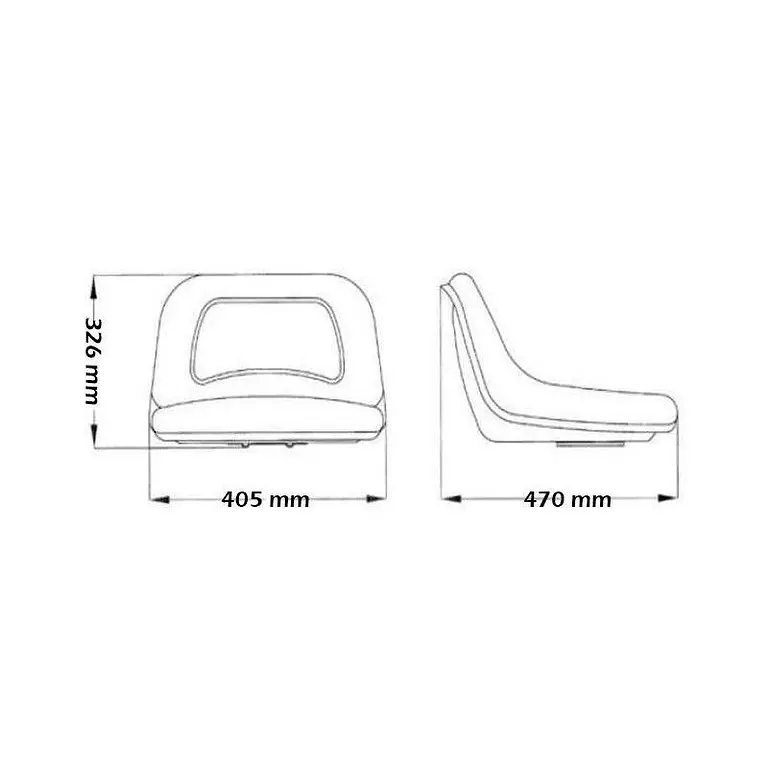 Grammer Shell S44 seat for construction