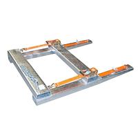Device long, hot galvanized