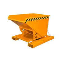 Contenedor basculante, pintado, Amarillo naranja
