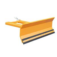 Snowdozer, painted, orange yellow