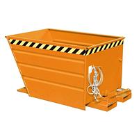 Contenedor basculante, pintado, Amarillo naranja