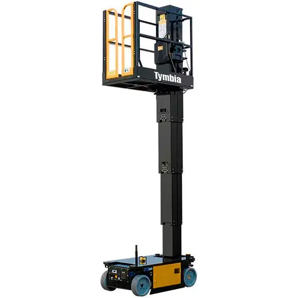 Plataforma Elevadora mástil vertical con brazo 4,8m-227kg