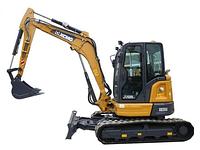 XCMG XE55U Mini Excavator | Kubota Engine, Miller Coupler and Bulldozer Blade