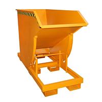 Contenedor basculante, pintado, Amarillo naranja
