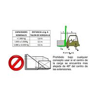 Alargador de uñas 125mm de ancho