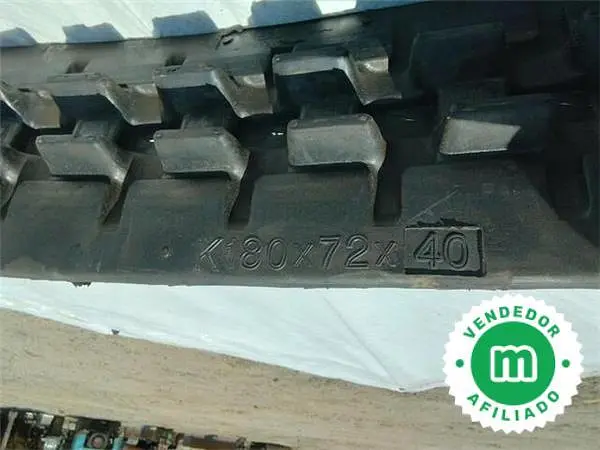 Cadenas de goma para excavadoras Takeuchi Tb 210
