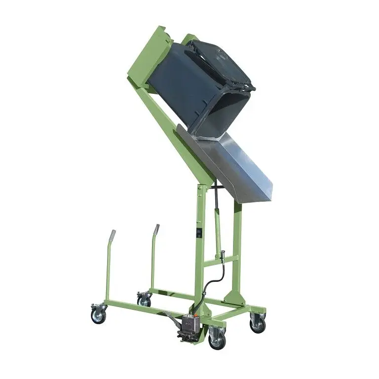 Drunk container flyer with wheels, painted, green