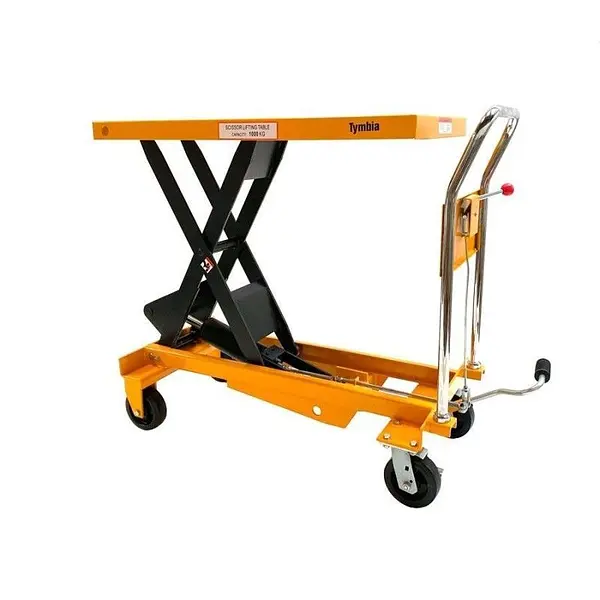 Mesa elevadora manual de tijera 1000kg
