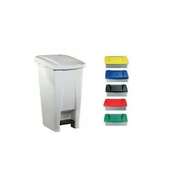 60L coloured lid bucket