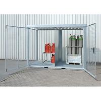 Gas bottle storage container