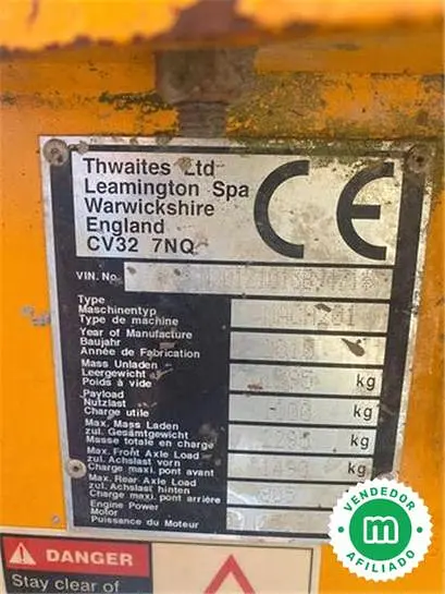 Dumper Twaites 1001