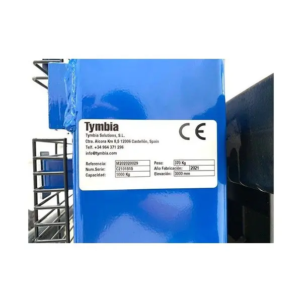 Apilador  Manual 1000kg a 3000mm