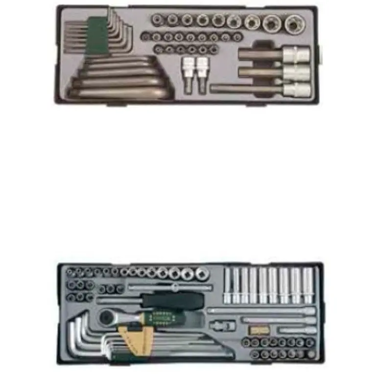 Mobile drawer with 7 drawers and 286 tools