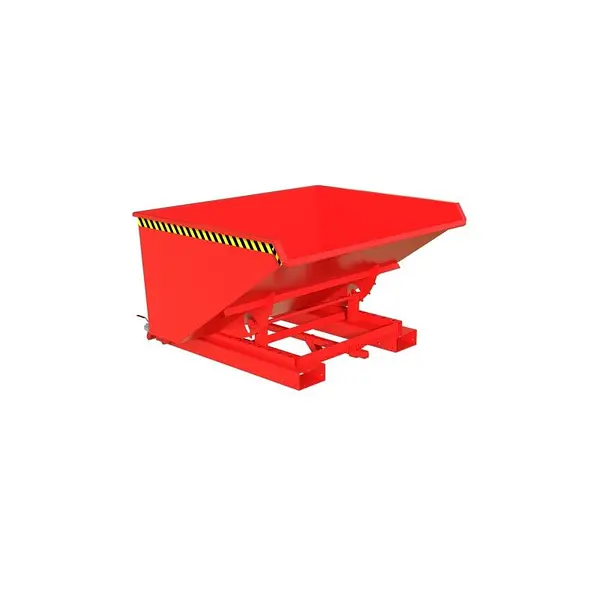 Contenedor de virutas, pintado, Rojo fuego
