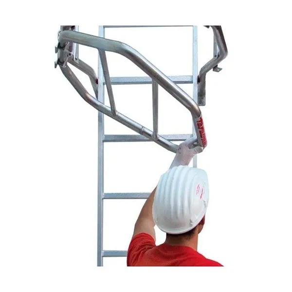 Escalera Vertical con Jaula de Protección