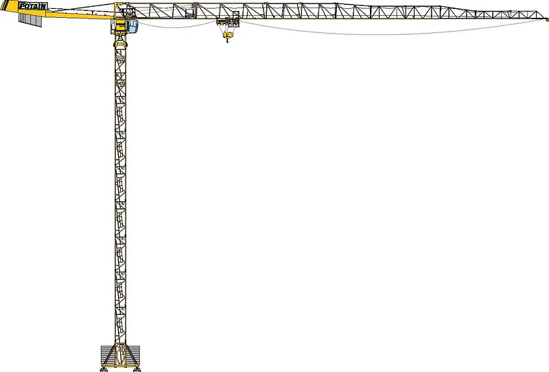 Potain MDT 189 Top-Slewing Cranes