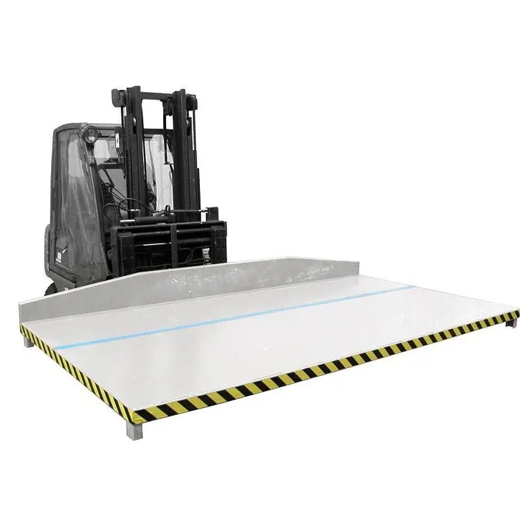 Platform for off-cuts painted gray mouse
