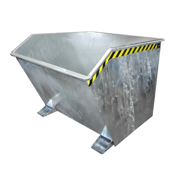 Container tilting, hot galvanized