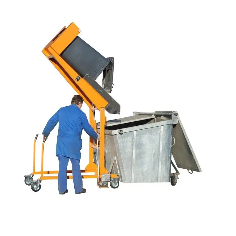 Drunk container flyer with wheels, painted, Orange yellow