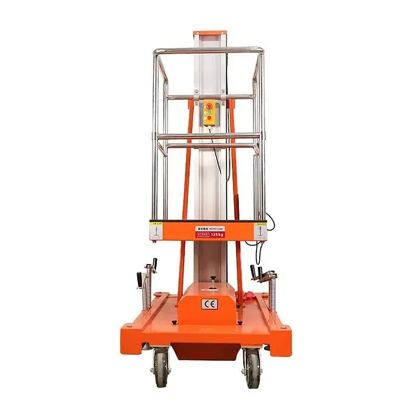 Lifting platform vertical mast 7.5m 125kg